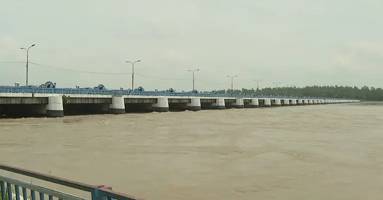 তিস্তা ব্যারেজে পানিপ্রবাহ